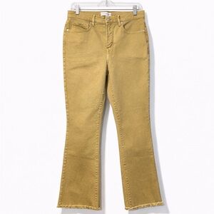 LOFT Women's Flare Jeans in Tan